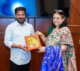 Maneka Gandhi Meets Telangana CM Revanth Reddy