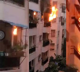 Manikonda Apartment Fire Major Fire Accident Averted in Hyderabad