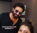 Prabhas photo shared online by hairstylist
