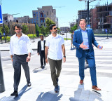 Nara Lokesh surprised by disease diagnosing ATM in Moscow