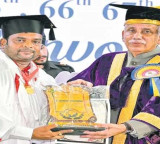 Minister Lokesh OSD receives two gold medals