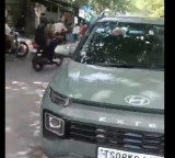 GHMC Officials assault traffic constable in Banjara Hills Hyderabad