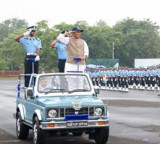 Rajnath Singh reviews Combined Graduation Parade at Air Force Academy, Dundigal; 231 flight cadets commissioned