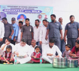 Revanth Reddy launches breakfast scheme in government schools and greets students