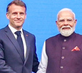 Emmanuel Macron shares PM Modi France visit video with Aari Aari song
