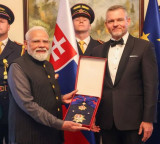 PM Modi receives another international honor Slovakia presents highest national award