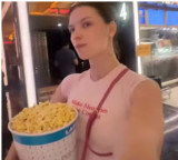 Indian cinema theaters are amazing no comparison with Europe says Ukrainian girl