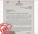 PIB Fact Check debunks fake ‘Operation Sindoor 2.0’ letter purportedly issued by Defence Secretary