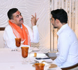 Nara Lokesh visits Kolkata for key meeting with Suvendu Adhikari