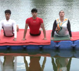 From water yoga to marathon runs, India unites in wellness ahead of International Yoga Day