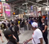 One injured in Times Square shooting in New York City