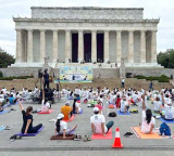Yoga impressing America Massive event in Washington