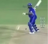 Kieron Pollard almost hits Pakistan bowler with bat during MLC match
