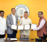 Swarnandhra 2047 Key MoU signed in presence of CM Chandrababu Naidu