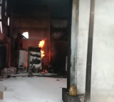 Parawada Pharmacity fire accident two workers burnt alive in Anakapalli