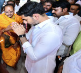 Minister Lokesh visits Kokkilagadda Malleswara Swamy temple