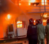 Delhi: Massive fire erupts at labour settlement near Udyog Bhawan; no casualties reported