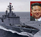 Kim Jong Un creates sensation with largest nuclear capable warship launch