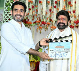 Nandamuri Balakrishna new movie starts in Amaravati Minister Nara Lokesh claps for first shot