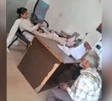 Reena Garg Lady constable suspended after viral photo in police station