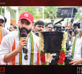 Ram Pothineni new movie starts under his own direction Pooja ceremony held grandly