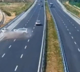 Delhi Dehradun Expressway accident four of family killed as car reverses for missed exit