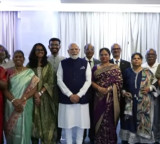 PM Modi interacts with Indian community members in Seychelles