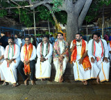 Nara Lokesh attends dinner meeting at MLA Bojjala Sudheer Reddy house