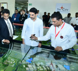 Sri City Chairman Srini Raju says 50 percent of graduates lack skills at Sri City University inauguration