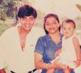 Ravi Kishan shares rare throwback pic from his younger days as a father with little Rivva