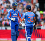 2nd T20I: Late flourish lift India to competitive 190/7 against England