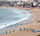 Visakhapatnam fishermen missing CM Chandrababu Naidu reviews search operations