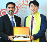 Nara Lokesh in South Korea Key meeting with Shoalls Chairman