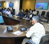 Vizag Bay City and Sports Cities in Amaravati Tirupati Chandrababu Naidu directs officials