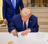 Trump says Iran faces deal or force