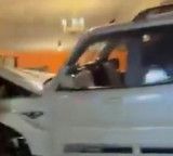 Hyderabad Drunk Driving Havoc Car Crashes Into Actor Dharma House