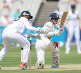 One-off Test: Ecclestone picks three-for as England bowl out India for 285