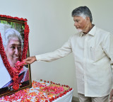 CM Chandrababu Naidu pays tribute to legendary singer S Janaki at camp office