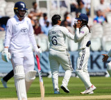 Team India creates history at Lords Harmanpreet Kaur side thrashes England in only Test