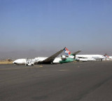 Houthi TV reports Saudi airstrikes on Sanaa airport