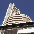 Sensex ends 377 points high