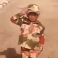 ITBP Fidaa with this Child Selute