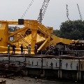 TDP Chief Chandrababu responds on crane accident at Hindusthan Ship Yard in Vizag