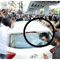 BJP workers attacks minister Puvvada Ajays convoy