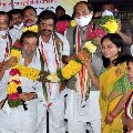 Cheruku Srinivas Reddy joins Congress ahead of Dubbaka polls