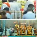 Devotes queued at temples in Telugu States