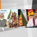 Modi and Rajapaksa virtual meeting
