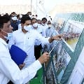 CM Jagan visits Polavaram project site