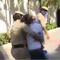 Woman creates ruckus at Telangana Bhavan in Hyderabad