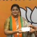 Actress turned politician Khushboo joins BJP